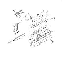 Control Panel parts for Kitchenaid Refrigerator KSSS48FMX03 from AppliancePartsPros.com