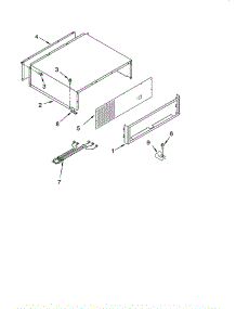 Top Grille And Unit Cover parts for Kitchenaid Refrigerator KSSS48FMX03 from AppliancePartsPros.com