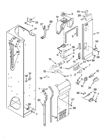 Freezer Liner And Air Flow parts for Kitchenaid Refrigerator KSSS48FMX03 from AppliancePartsPros.com