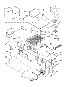 Upper Unit parts for Kitchenaid Refrigerator KSSS48FMX03 from AppliancePartsPros.com