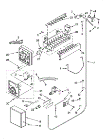 Icemaker parts for Kitchenaid Refrigerator KSSS48FMX03 from AppliancePartsPros.com