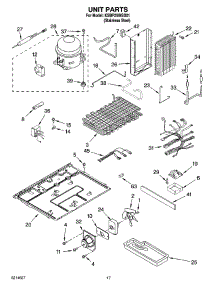11 - Unit Parts parts for Kitchenaid Refrigerator KSBP25INSS01 from AppliancePartsPros.com