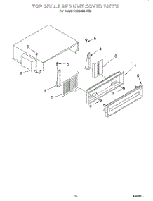 09 - Top Grille And Unit Cover parts for Kitchenaid Refrigerator KSSS36MDX05 from AppliancePartsPros.com