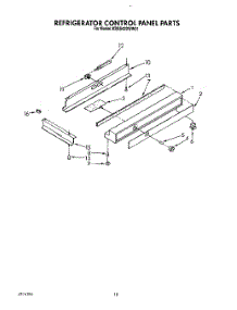 07 - Refrigerator Control Panel parts for Kitchenaid Refrigerator KSSS42DWW01 from AppliancePartsPros.com