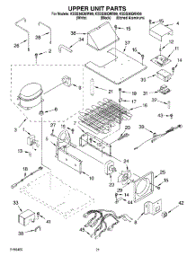 13 - Upper Unit Parts parts for Kitchenaid Refrigerator KSSS36QMB00 from AppliancePartsPros.com