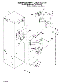 04 - Refrigerator Liner Parts parts for Kitchenaid Refrigerator KSSV42FMM01 from AppliancePartsPros.com