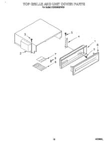 09 - Top Grille And Unit Cover parts for Kitchenaid Refrigerator KSSS36QDW00 from AppliancePartsPros.com