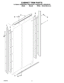 02 - Cabinet Trim Parts parts for Kitchenaid Refrigerator KSSS42QKT02 from AppliancePartsPros.com