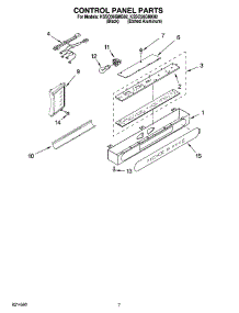 05 - Control Panel Parts parts for Kitchenaid Refrigerator KSSO36QMX02 from AppliancePartsPros.com