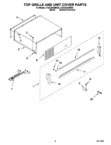 06 - Top Grille And Unit Cover Parts parts for Kitchenaid Refrigerator KSSO36QMX02 from AppliancePartsPros.com
