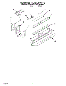 05 - Control Panel Parts parts for Kitchenaid Refrigerator KSSO36QMW00 from AppliancePartsPros.com