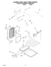 14 - Lower Unit And Tube Parts parts for Kitchenaid Refrigerator KSSO36QMW00 from AppliancePartsPros.com