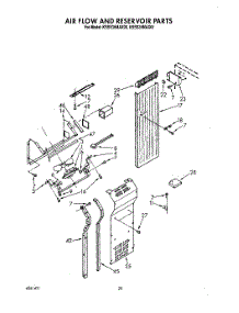 14 - Air Flow And Reservoir parts for Kitchenaid Refrigerator KSSS36MAX00 from AppliancePartsPros.com