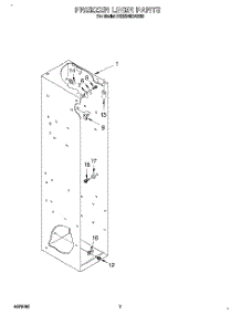 04 - Freezer Liner parts for Kitchenaid Refrigerator KSSS48DAX03 from AppliancePartsPros.com