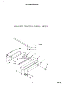 11 - Freezer Control Panel parts for Kitchenaid Refrigerator KSSS48DAX03 from AppliancePartsPros.com