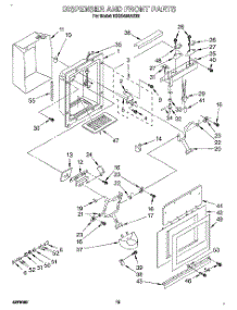 12 - Dispenser And Front parts for Kitchenaid Refrigerator KSSS48DAX03 from AppliancePartsPros.com