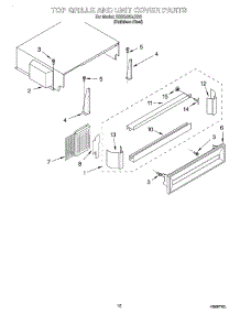 09 - Top Grille & Unit Cover parts for Kitchenaid Refrigerator KSSS48QJX00 from AppliancePartsPros.com