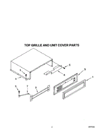 03 - Cabinet Trim And Breaker Trim, Top parts for Kitchenaid Refrigerator KSSS36DAX04 from AppliancePartsPros.com