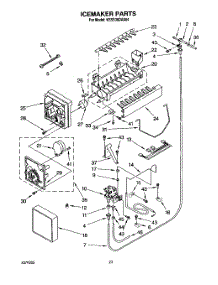 14 - Icemaker, Literature / Optional parts for Kitchenaid Refrigerator KSSS36DAX04 from AppliancePartsPros.com