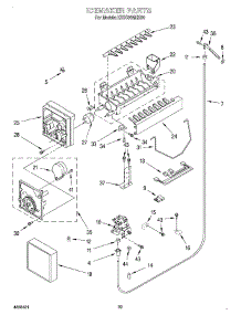 15 - Icemaker parts for Kitchenaid Refrigerator KSSS36MHX00 from AppliancePartsPros.com