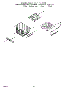 08 - Freezer Shelf parts for Kitchenaid Refrigerator KSSP36QHB00 from AppliancePartsPros.com