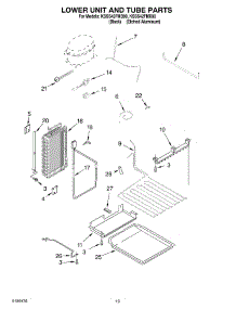 12 - Lower Unit And Tube Parts parts for Kitchenaid Refrigerator KSSS42FMB00 from AppliancePartsPros.com
