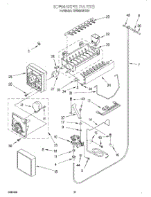 17 - Icemaker, Lit / Optional parts for Kitchenaid Refrigerator KSSS36QDX03 from AppliancePartsPros.com