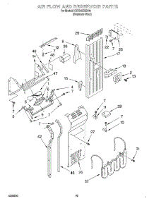 16 - Air Flow And Reservoir parts for Kitchenaid Refrigerator KSSS42QHX00 from AppliancePartsPros.com
