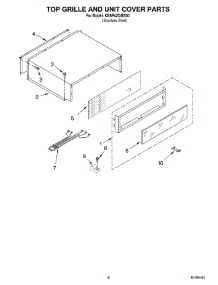 06 - Top Grille And Unit Cover Parts parts for Kitchenaid Refrigerator KSSP42QMS00 from AppliancePartsPros.com
