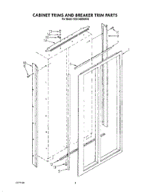 02 - Cabinet Trims And Breaker Trim parts for Kitchenaid Refrigerator KSSS42MAX03 from AppliancePartsPros.com