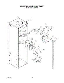 04 - Refrigerator Liner parts for Kitchenaid Refrigerator KSSS42MAX03 from AppliancePartsPros.com