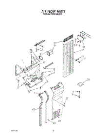 13 - Air Flow parts for Kitchenaid Refrigerator KSSS42MAX03 from AppliancePartsPros.com