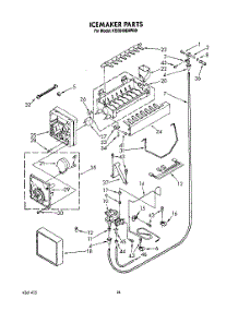 17 - Icemaker, Lit / Optional parts for Kitchenaid Refrigerator KSSS48DAW00 from AppliancePartsPros.com