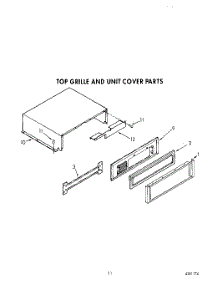 09 - Top Grille And Unit Cover parts for Kitchenaid Refrigerator KSSS36DWW02 from AppliancePartsPros.com
