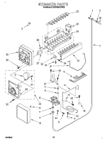 17 - Icemaker, Literature parts for Kitchenaid Refrigerator KSSS42QDW00 from AppliancePartsPros.com