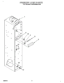 05 - Freezer Liner parts for Kitchenaid Refrigerator KSSS36MAX05 from AppliancePartsPros.com