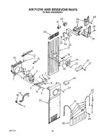 15 - Air Flow And Reservoir parts for Kitchenaid Refrigerator KSSS36DWW01 from AppliancePartsPros.com