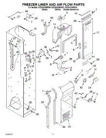 08 - Freezer Liner And Air Flow Parts parts for Kitchenaid Refrigerator KSSS42QMW00 from AppliancePartsPros.com