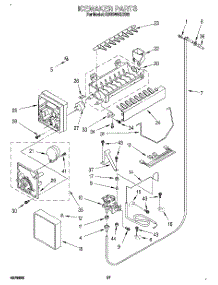 17 - Icemaker, Literature parts for Kitchenaid Refrigerator KSSS48QDX00 from AppliancePartsPros.com