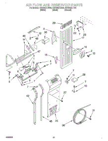 14 - Air Flow And Reservoir parts for Kitchenaid Refrigerator KSSS42FJT00 from AppliancePartsPros.com