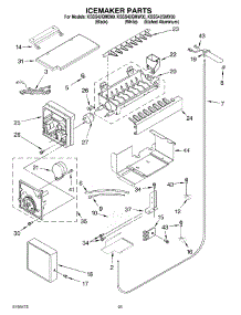 15 - Icemaker Parts parts for Kitchenaid Refrigerator KSSS42QMW00 from AppliancePartsPros.com