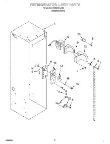 04 - Refrigerator Liner parts for Kitchenaid Refrigerator KSSS42FJX00 from AppliancePartsPros.com