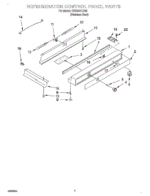 05 - Refrigerator Control Panel parts for Kitchenaid Refrigerator KSSS42FJX00 from AppliancePartsPros.com