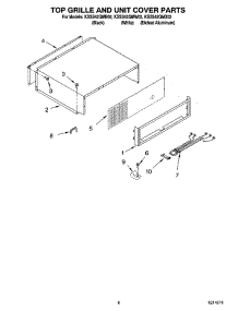 06 - Top Grille And Unit Cover Parts parts for Kitchenaid Refrigerator KSSS42QMW02 from AppliancePartsPros.com