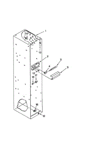 Freezer Liner parts for Kitchenaid Refrigerator KSSS36QJS00 from AppliancePartsPros.com