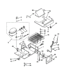 Upper Unit parts for Kitchenaid Refrigerator KSSS36QJS00 from AppliancePartsPros.com