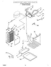 13 - Lower Unit And Tube parts for Kitchenaid Refrigerator KSSS36FJX00 from AppliancePartsPros.com