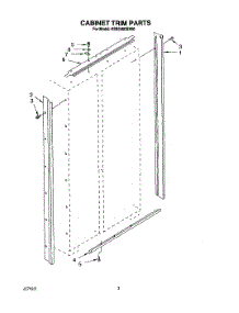 02 - Cabinet Trim parts for Kitchenaid Refrigerator KSSS48DBX00 from AppliancePartsPros.com