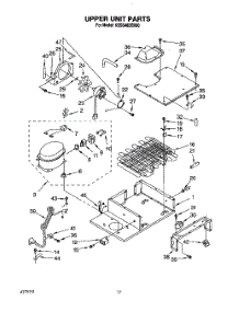 10 - Upper Unit parts for Kitchenaid Refrigerator KSSS48DBX00 from AppliancePartsPros.com
