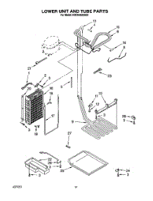 11 - Lower Unit And Tube parts for Kitchenaid Refrigerator KSSS48DBX00 from AppliancePartsPros.com
